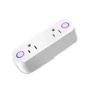 15A WiFi Remote Control Smart Socket Works with Alexa & Google Home & IFTTT, AC 100-240V