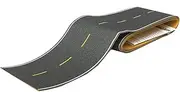 Walthers HO Scale Flexible Self-Adhesive Paved Roadway Highway Parking Lot (Yellow Lines) for Adults