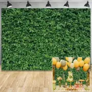 7x5ft Polyester Spring Greenery Leaves Grass Nature Photography Backdrop 7x5