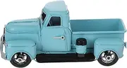 JECOMPRIS Tin Car Model Decoration Retro Decor Vintage Home Decor Truck Antique Car Model Car Photo Prop Desktop Car Ornament Iron Blue