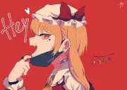Anime touhou flandre Playmat Gaming Mat