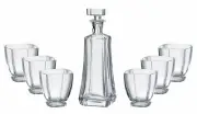 Barski European 7Pc bar set-for Whiskey/Wine/Liquor-25oz. Decanter-6 DOF-10.75oz