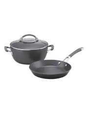 [Anolon] Endurance + Nonstick Induction Skillet and Casserole 26cm in Black