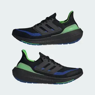 【adidas 愛迪達】慢跑鞋 男鞋 女鞋 運動鞋 緩震 ULTRABOOST LIGHT 黑藍綠 IF2414