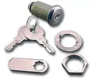 1 1/8" Arcade, Pinball Machine Double bitted cabinet door Lock Tool Box