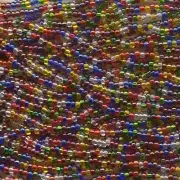 Czech Seed Beads 11/0 Rainbow AB Mixture 31036 (6 strand hank) Glass