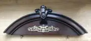CROWN TO THE CLOCK ANTIQUE with brass decoration 15.3 in (39 cm ) no.7