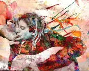 Kurt Cobain Art Print, Cobain Canvas, Nirvana Poster