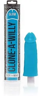 Clone a Willy Glow Blue Dildo Dong Sexual Wellness Products Adult Toys Dildos Sex Anal Suction Cup Sex Toys For Men Prostate Realistic Dildos Realistic Dildo Big Dildo