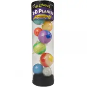 3d Glow In The Dark Planets