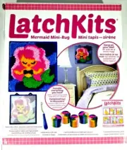 LatchKits Mermaid Mini-Rug NEW Latch Hook Craft Age 6+
