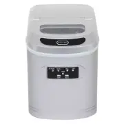 Whynter Ice Makers 12.9"Hx9.5"W 27 lbs Digital Compact Portable Metallic Silver