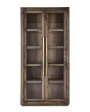 Classic Home Bradley Tall Oak Wood Cabinet