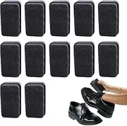 [SENZZ] Shoe Sponge, 12 Large Instant Shine Sponge, Magicc Eraserr Sponge for Cleaning, Shoe Polisher Sponge for Leather Shoes Boots Bags, Kaps Perfect Shine