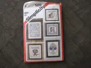 BLUE WAX TRANSFERS - Simplicity 5659 - Sewing Pattern UNCUT - One Size - 1982