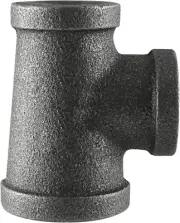 2 1/2 x 1 1/2 x 1 1/2 Reducing Tee-2 1/2 x 1 1/2 x 1 1/2 Black Tee SHIPS FREE
