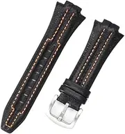 [Asackbper] Genuine Leather Watch Straps fit for Seiko sportura SNL029P2 SNL021P1 SNA595P2 SNL017P1 Watchband 15X27MM Bracelet