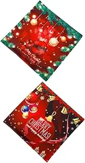 BUTIFULSIC 2 Pcs Christmas Throw Pillowcase Christmas Style Pillowcase Christmas Pillow Cover Christmas Trinket Boxes Sofa Cushion Cover Pillow Protective Cover Christmas Cases Colorful