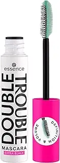 essence Cosmetics Double Trouble Mascara 12 ml, Extra Black