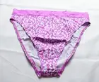 Savage X Fenty Women's Plus Cotton Essentials High Leg Bikini ZG3 Pink Size 1X