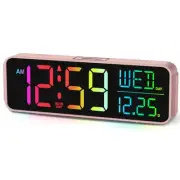 Kids Digital Alarm Clock for Bedrooms, Date Day of Week Large Display Numbers...