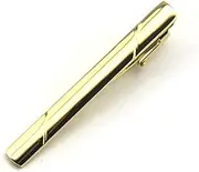 [jojofuny] Metal Tie Clips for Men 4pcs Set Necktie Clip Spring Iron for Straightening Appearance