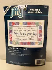 1998 Dimensions Today Is Not Your Day! Counted Cross Stitch Kit #16681