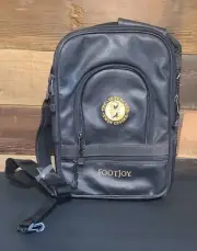 Footjoy Leather Black Golf Shoe Bag Velvet Interior TPC Twin Cities Interclub