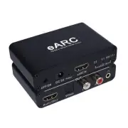 HDMI eARC/ARC to HDMI, RCA R/L, Optical, 3.5mm Audio Converter, eARC/ARC Audi...