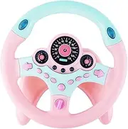 HANABASS Simulated Steering Wheel Educational Intelligence Plaything for Safe Materials Easy to Operate for Learning Through Fun Activities Interactive Driving Experience