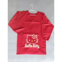 在飛比找蝦皮購物優惠-Hello Kitty 長袖圍裙附口袋