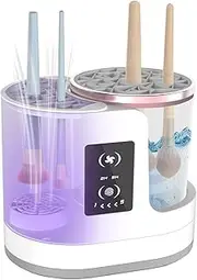 3 in 1 Electric Makeup Brush Cleaner Machine, Electric Cleaner and Dryer, USB Automatic Brush Cleaner for All Size Beauty Makeup Brush Set,Contour, Eyeshadow, Blush Brush