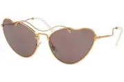 NEW Miu Miu MU55RS-7OE6X1-65 HAVANA/OTHER Sunglasses