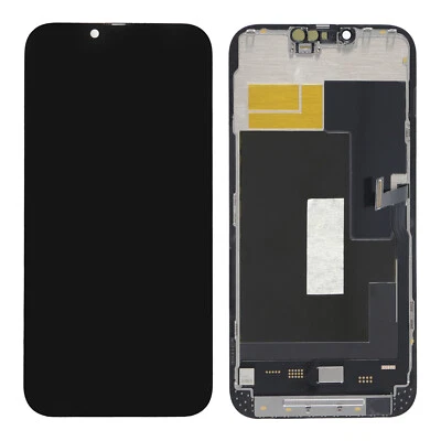 Soft OLED Display LCD Touch Screen Frame Assembly for Apple iPhone 13 Pro Max AU