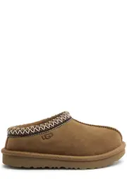 Ugg Kids Tasman Suede Flatform Slippers (IT31-IT36) - Brown US2 (IT33/ UK1 KIDS)