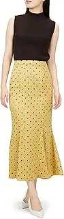 [SNIDEL] SWNO224100 Women's Sleeveless Knit Docking Dress