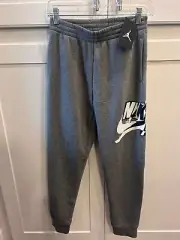 Nike Jumpman Air Jordan Youth L Carbon Gray Jogger Sweatpants - NWT!