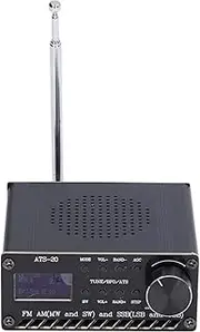Portable Full Band Radio with 22 Pre-configured Ham Bands, USB Charging, BFO Control for Outdoor Activities, 600mAH Battery, Type C Charging