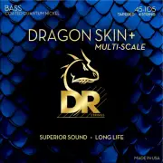 DR Strings DRAGON SKIN+ Bass Strings Multi-Scale Medium 45-105 [DBQM-45]
