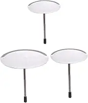 VALICLUD 3Pcs Stainless Steel Cake Flower Nail Creative Baking Tools for Cake Decoration Lightweight Portable Icing Mounting Tools for Easy Cleanup Bakeries Home Baking