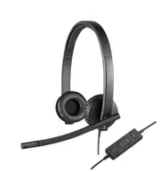 Logitech H570e Wired Usb Stereo Headset, Noise & Echo Cancelling, 2yr Wty Headsets - 981-000574