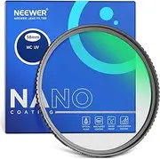 NEEWER 58mm MC UV Protection Filter 24 Layer Multi Resistant Nano Coatings/HD Optical Glass/Water Repellent/Scratch Resistant/Aluminum Alloy Ultra Slim Frame/Ultraviolet Filter