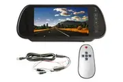 Elinz 7" Clip on Rearview Mirror Monitor Only 12V 24V for Reversing Camera Car Caravan