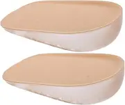 [TEMPNAP] 1 Pair Invisible Height Increasing Insoles For Men Women Elastic Soft Gel Heel Lift Inserts Shoe Heel Lifts For Shoe