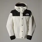 【THE NORTH FACE】TNF 北臉 防水透氣連帽衝鋒外套 W DRYVENT MONO MOUNTAIN SHTJKT 女 白黑(NF0A88YXROU)