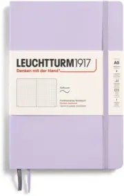Softcover Medium Dotted Notebook, 123 Page (Lilac) - A5