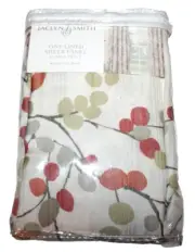 Jaclyn Smith One Lined Sheer Spice Blossom Panel - 40 x 63 in.