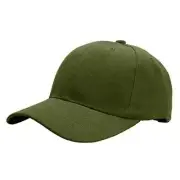Baseball Cap Adjustable Size for Running Workouts and One Size 1pc Army Green