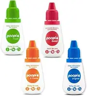 Generic Poopi Drops - Before You Go - Toilet Drops - Deodorizer Odor Eliminator - Toilet Freshener - Assorted-4 (4-Pack)