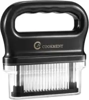 COOKMENT Meat Tenderizer with 48 Ultra Sharp Stainless Steel Needle Blades